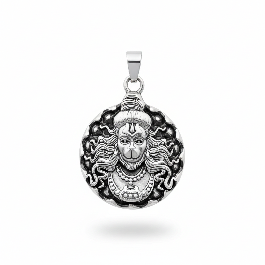 Divine Hanuman Pendant – Strength, Protection & Style
