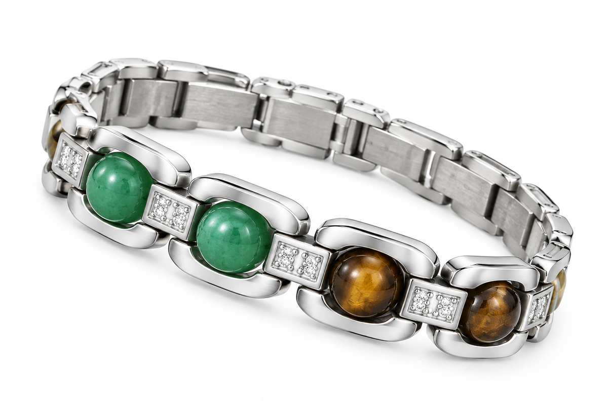Original Dhanvarsh Pyrite Bracelet- JS-SBR-040