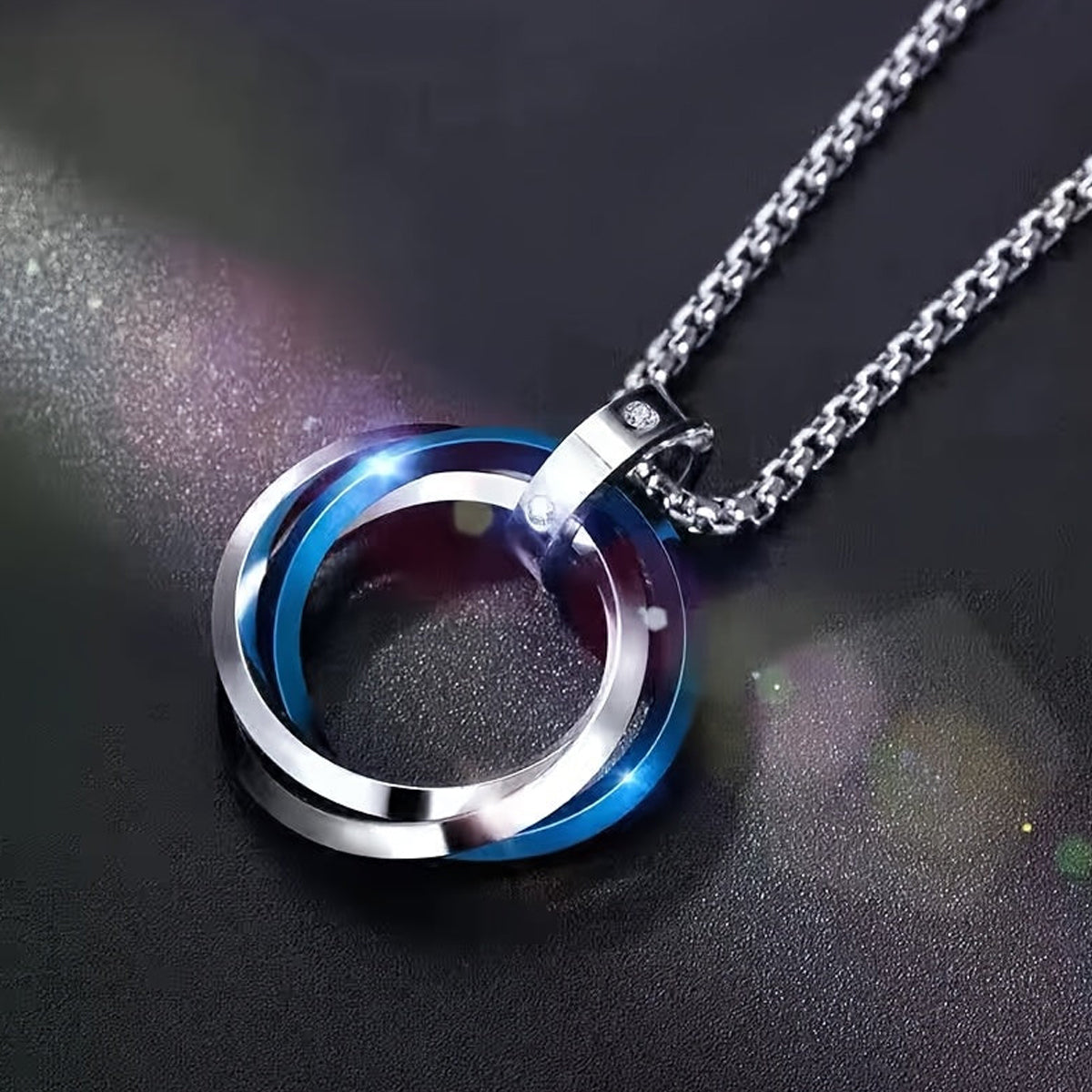 Jazz and Sizzle Combo Set Of 3 Men Pendant Locket Necklace Silver Plated