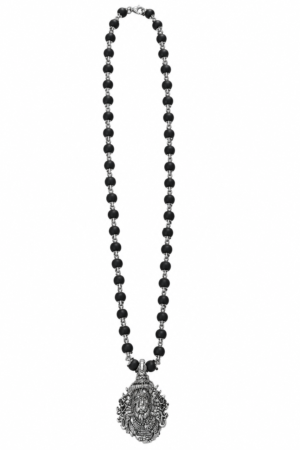 Original Karungali Mala with Bajrang Bali Hanuman Pendant- JS-SNL-046