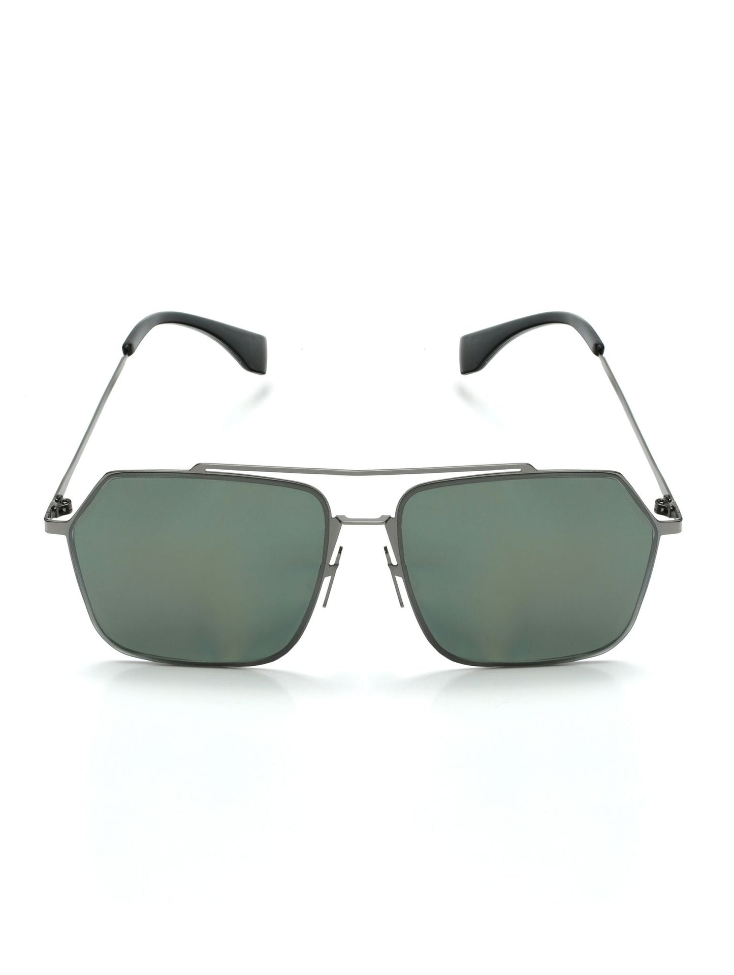 Unisex Black & Grey-Toned Aviator Sunglasses - Jazzandsizzle