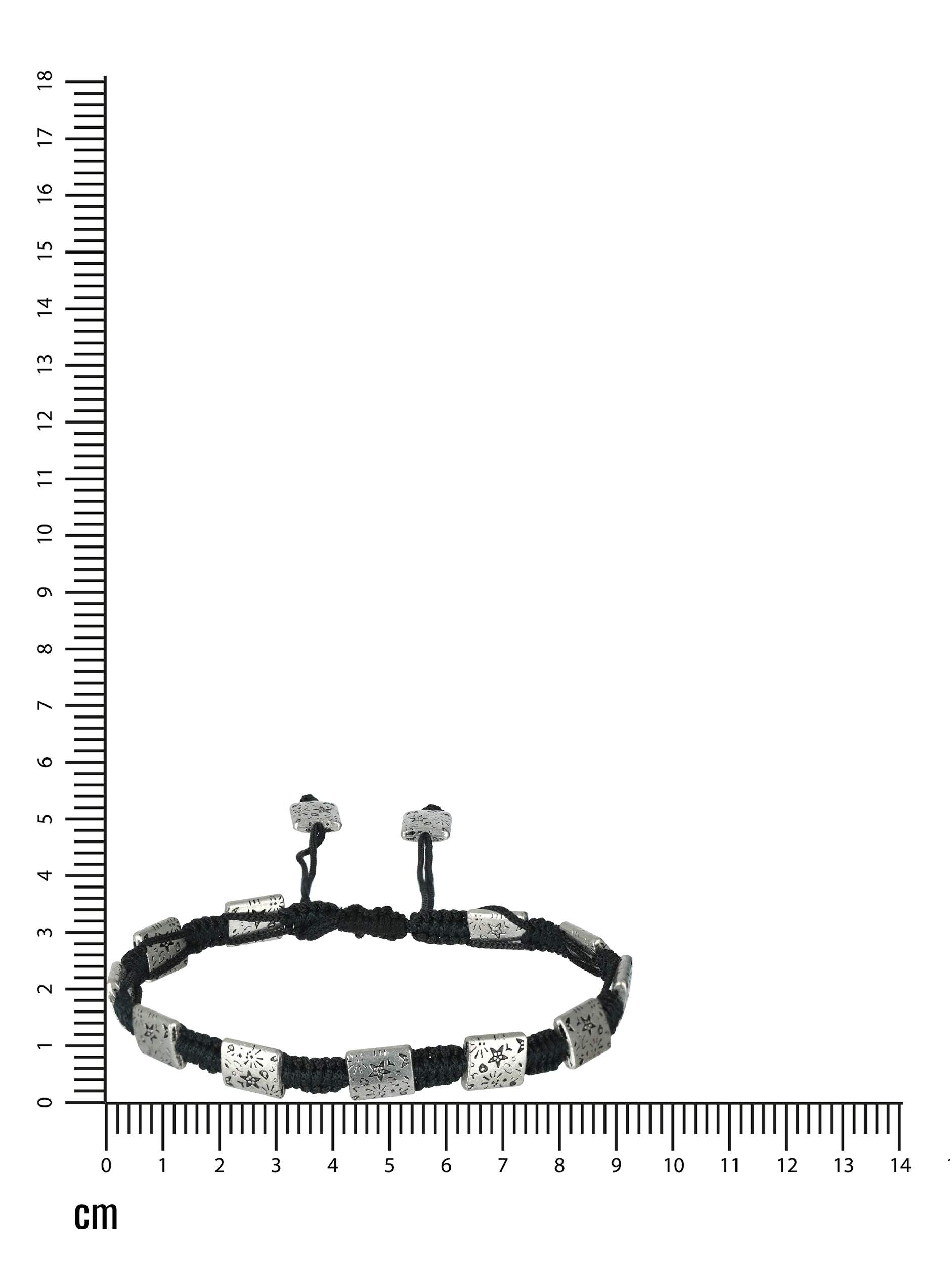 Set of 2 Rectangular Black Thread Boho style Anklets/Bracelet - Jazzandsizzle