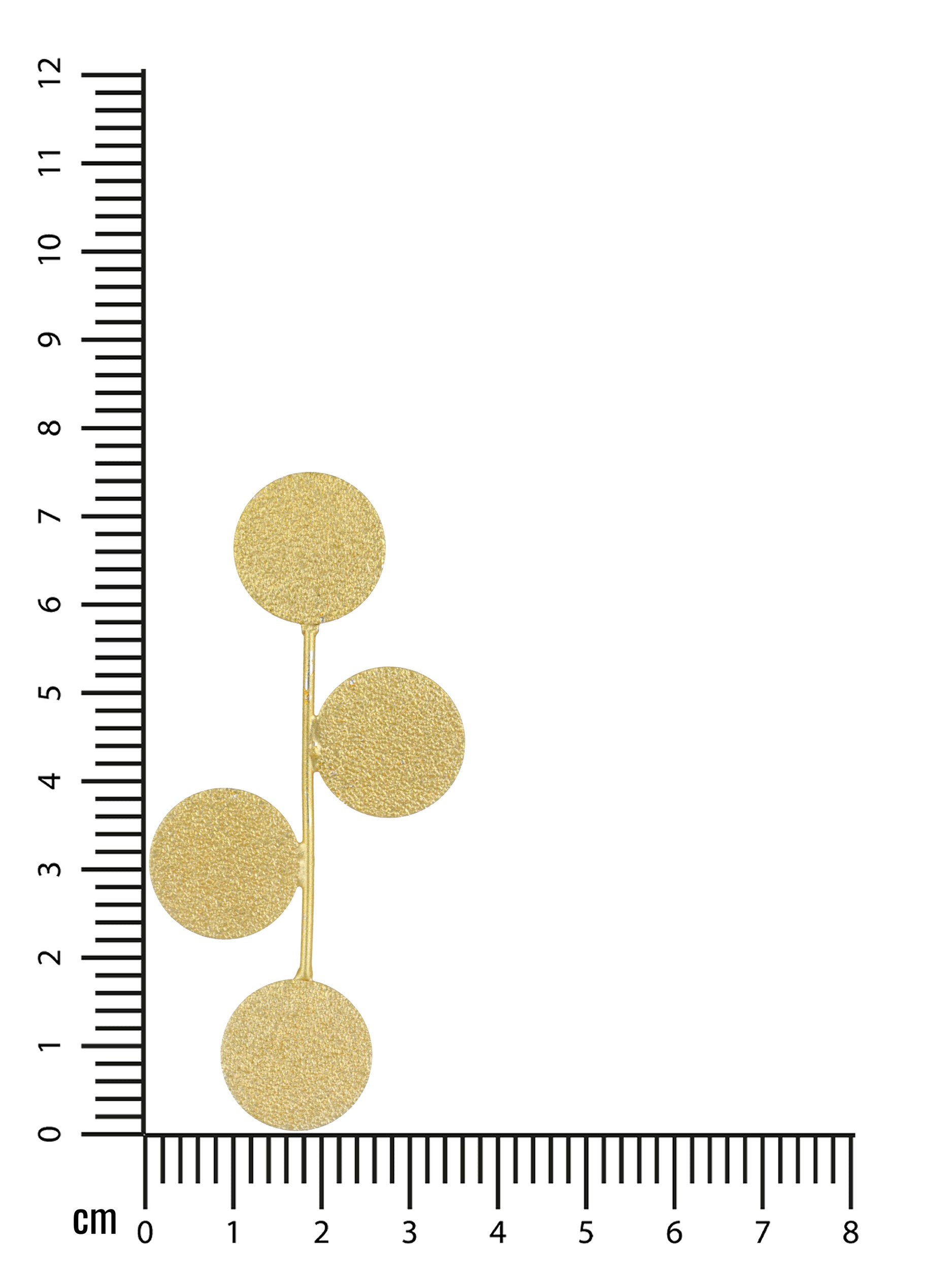 Gold-Plated Contemporary Drop Earrings - Jazzandsizzle