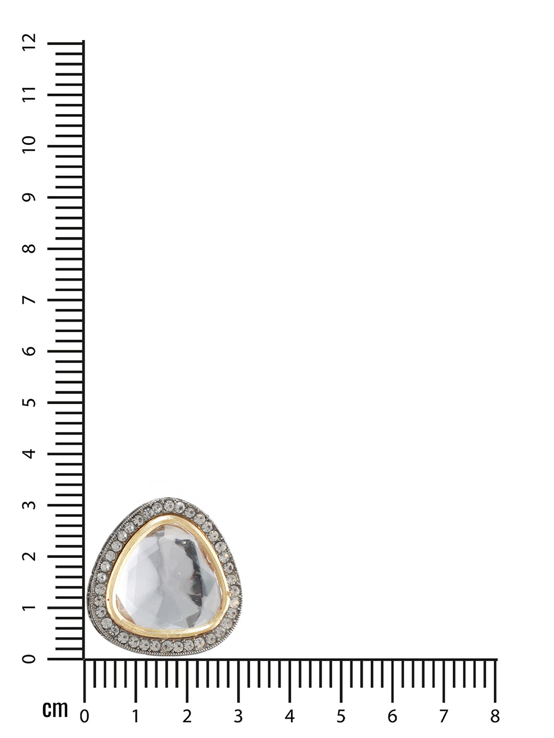 Rose-Gold Plated AD Stone Studded Stud Earrings - Jazzandsizzle