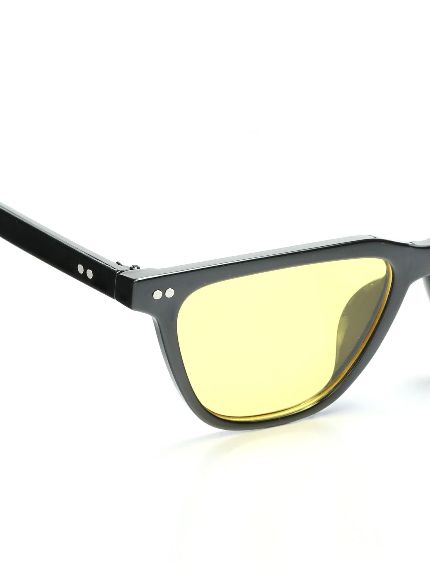 Brown & Yellow wayfrer unisex Sunglasses - Jazzandsizzle