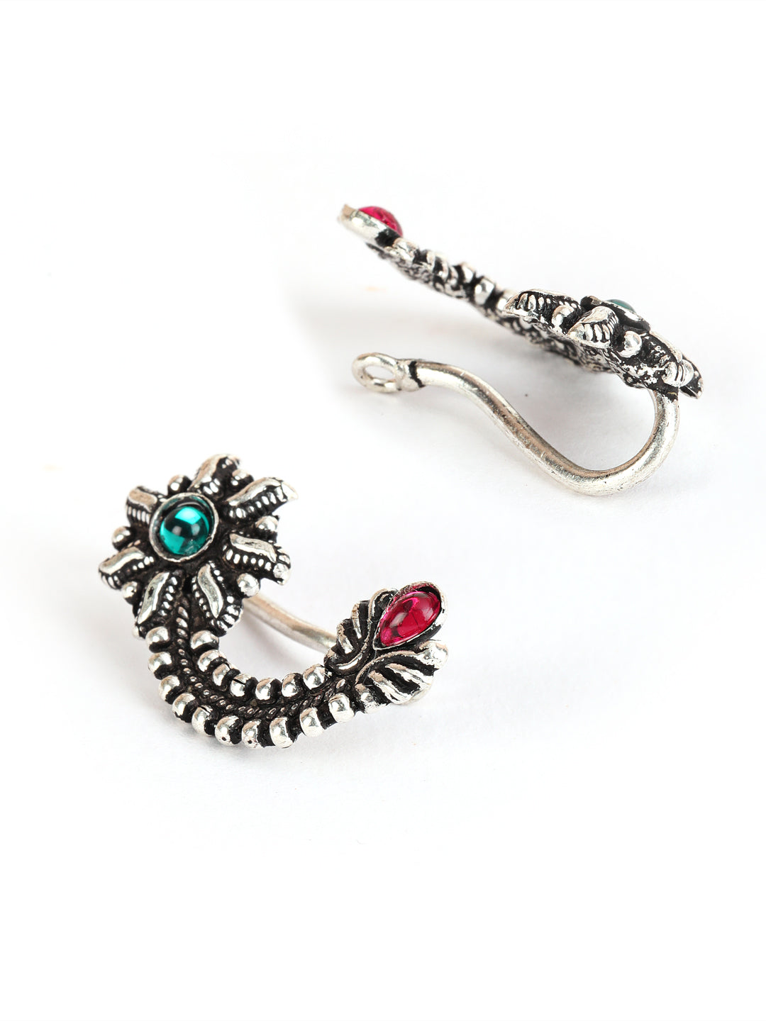 Oxidized Silver-Plated Nose Pins - Jazzandsizzle