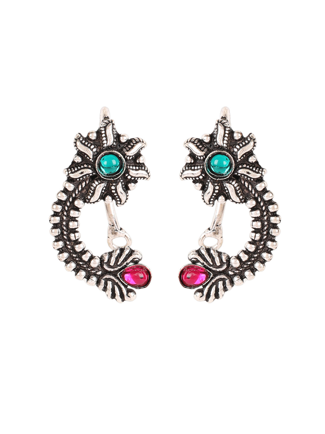 Oxidized Silver-Plated Nose Pins - Jazzandsizzle