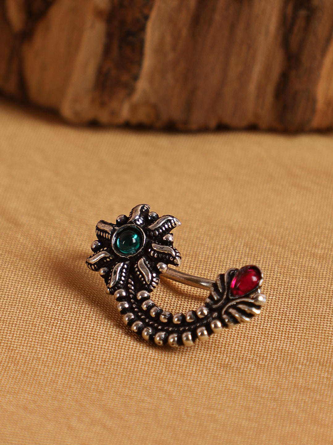 Oxidized Silver-Plated Nose Pins - Jazzandsizzle