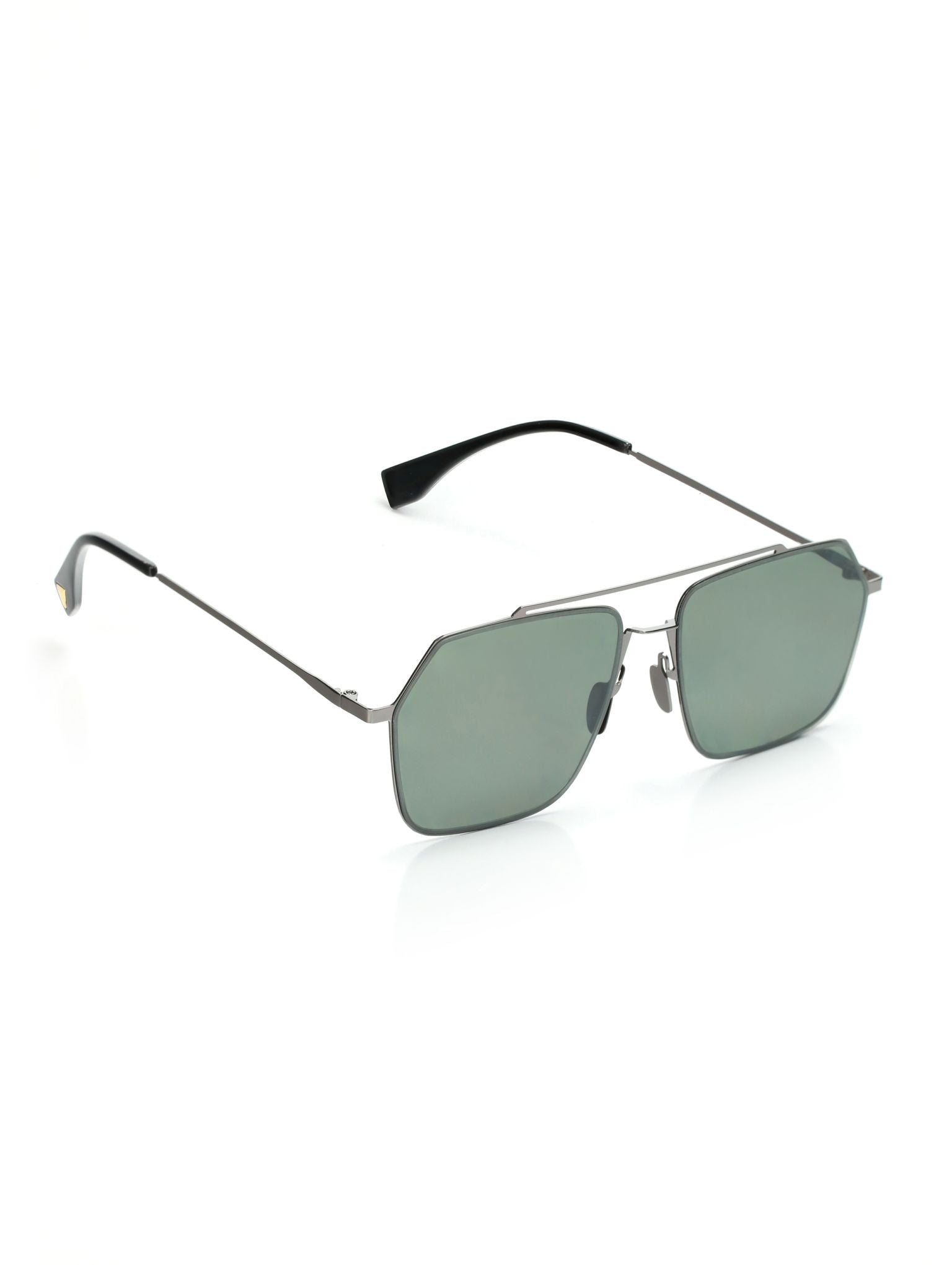 Unisex Black & Grey-Toned Aviator Sunglasses - Jazzandsizzle