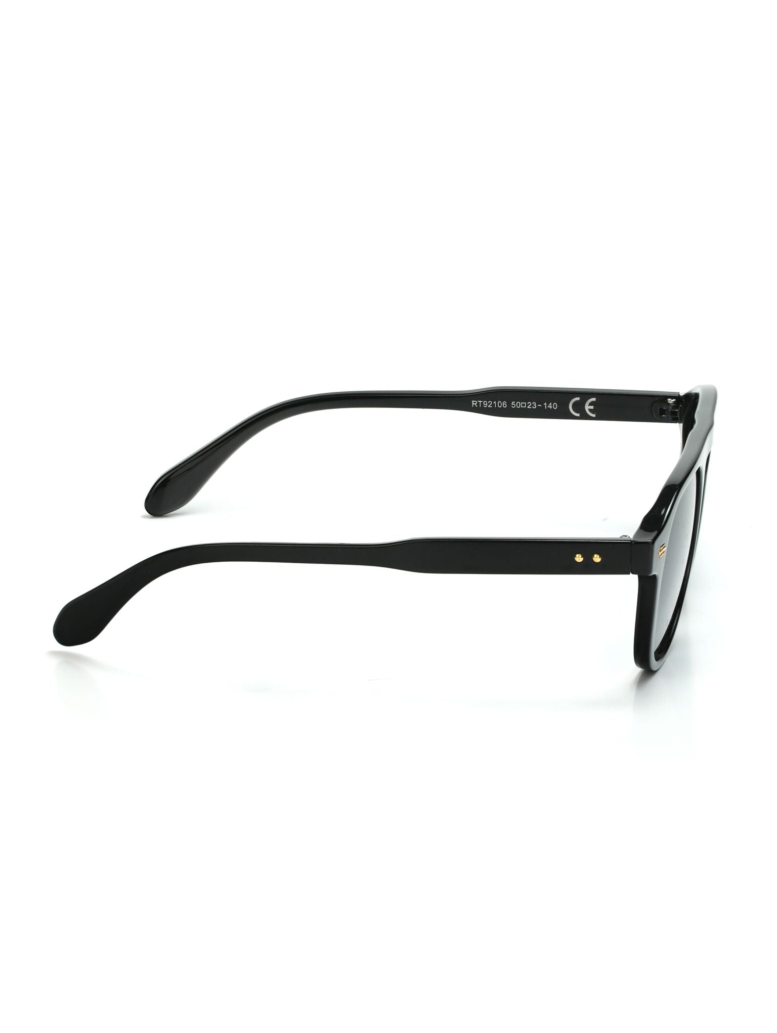 Adult Black Lens & Black Aviator Sunglasses with UV Protected Lens - Jazzandsizzle