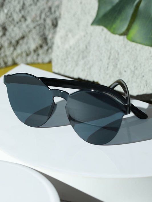 Classy Matt look Round Sunglasses - Jazzandsizzle